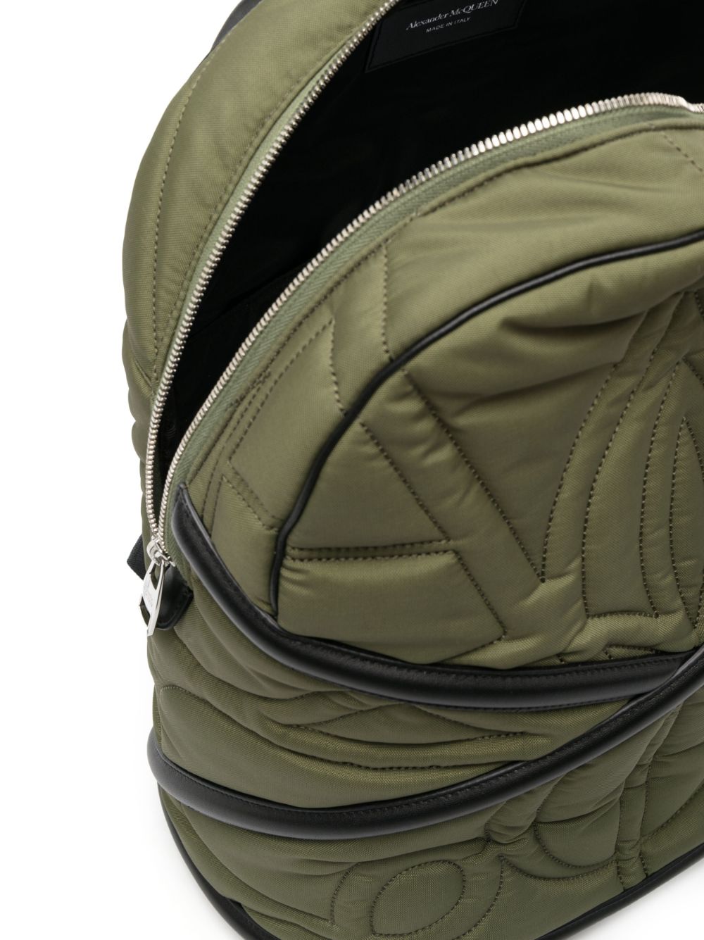 Alexander McQueen Pansies quilted backpack