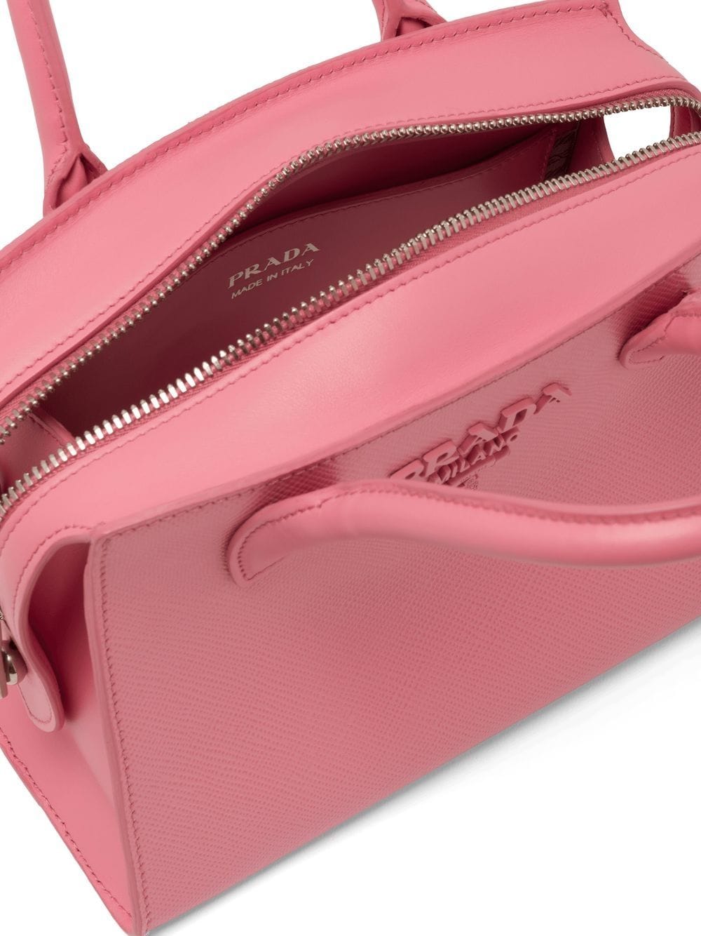 Pra*a logo-plaque tote bag