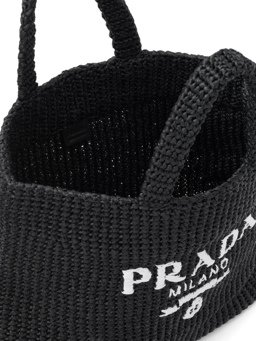 Pra*a raffia tote bag