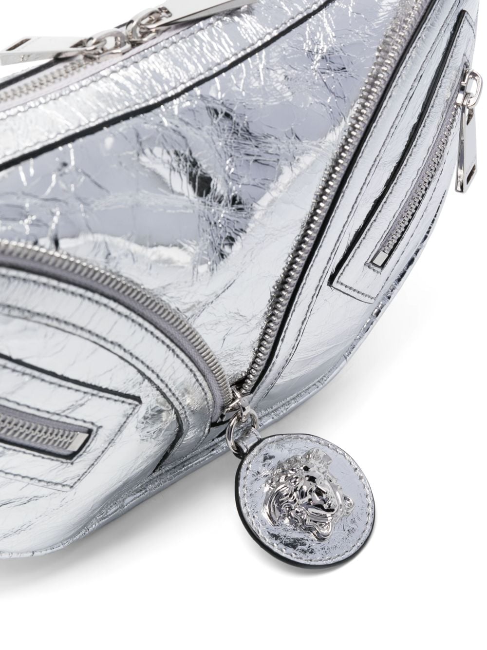 Versace small Repeat metallic shoulder bag