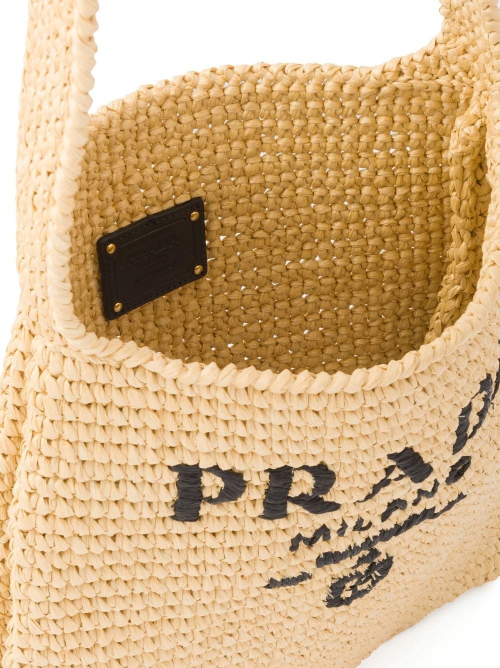 Pra*a raffia tote bag