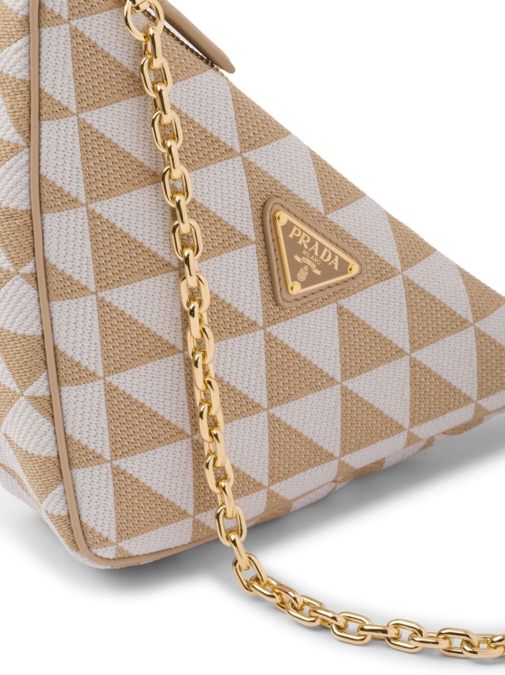 Pra*a embroidered jacquard mini bag