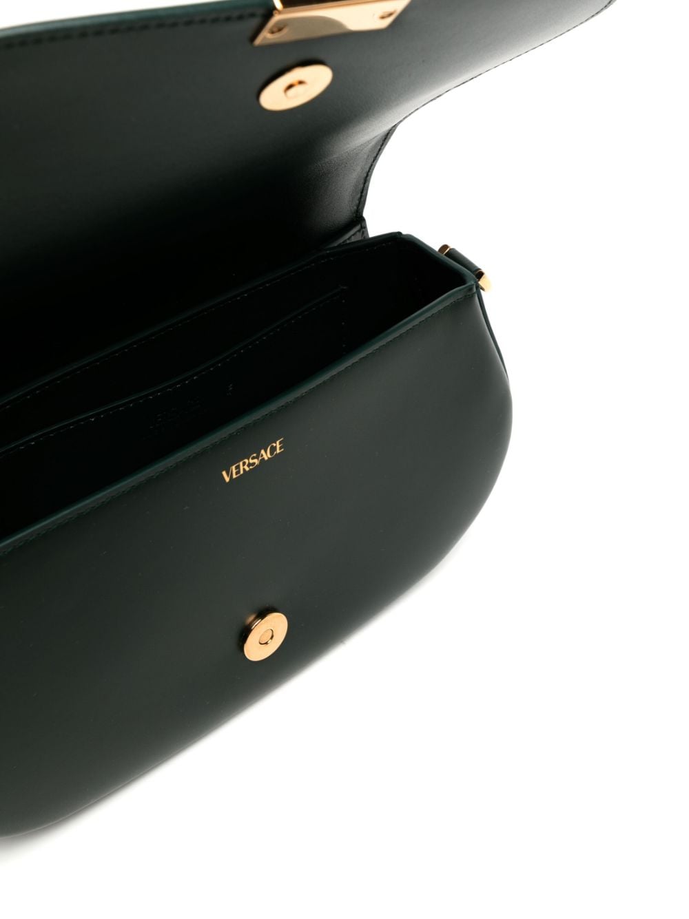Versace Greca Goddess leather shoulder bag