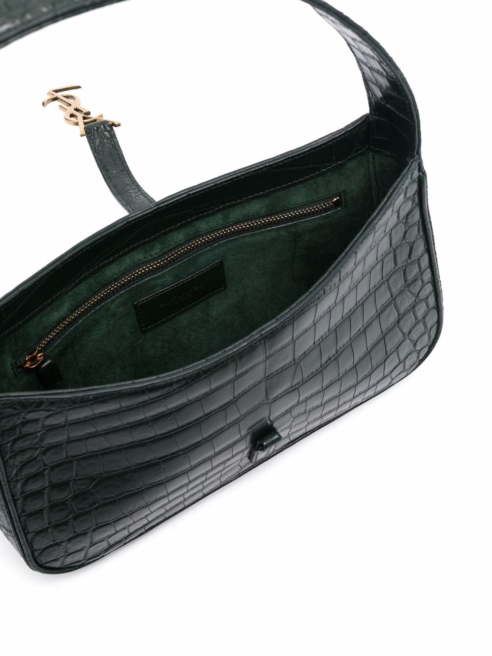 Saint Laurent 5A7 crocodile-embossed shoulder bag
