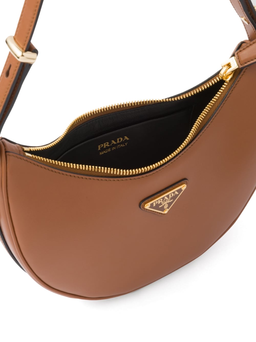 Pra*a arqué leather shoulder bag