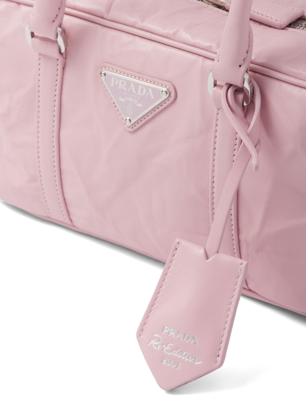 Pra*a small leather tote bag