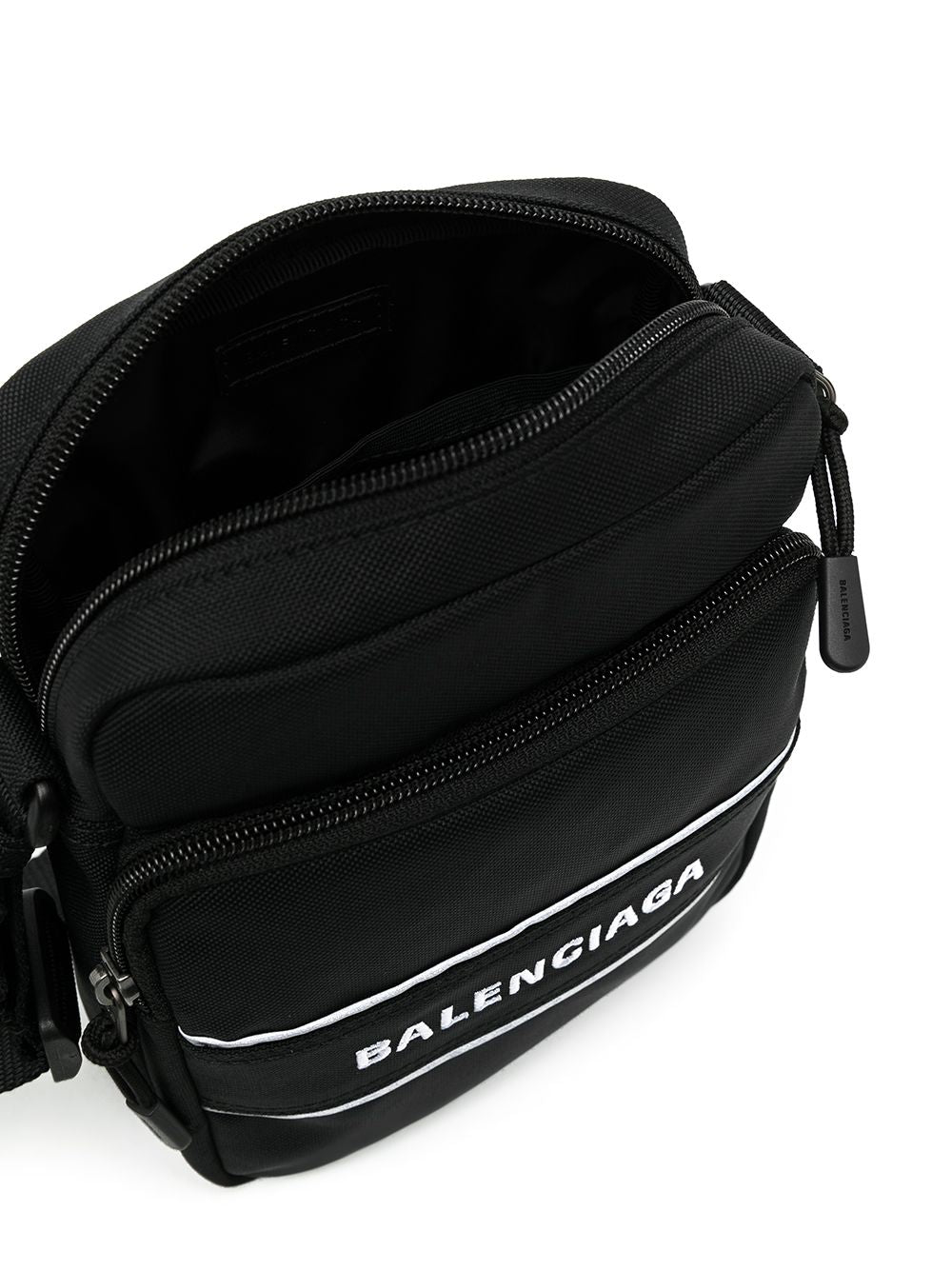 Ba*len*cia*ga logo-print messenger bag