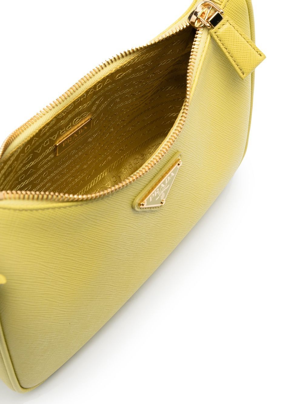 Pra*a mini re-edition leather shoulder bag