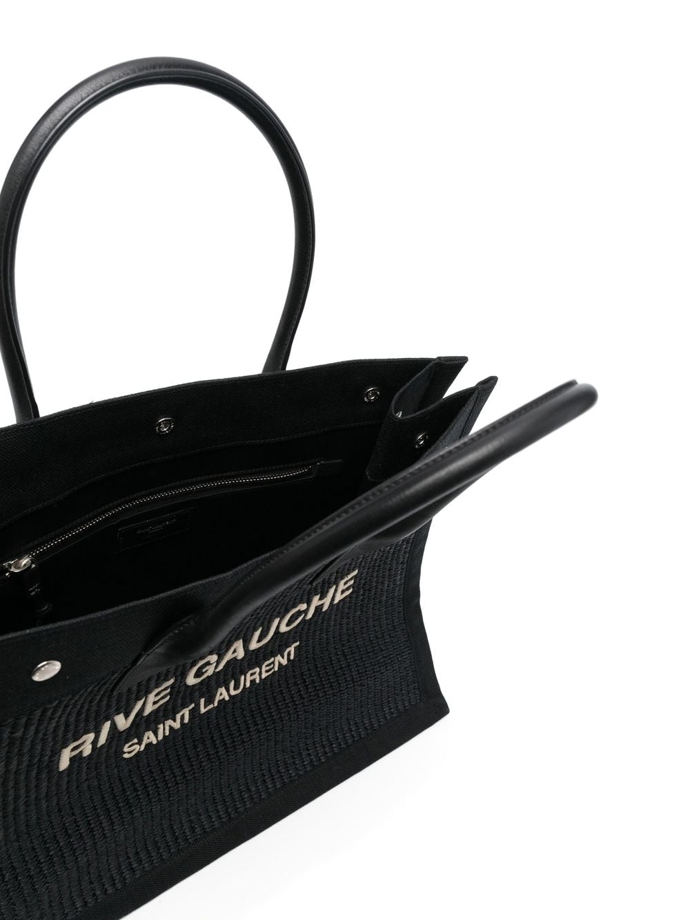 Saint Laurent Rive Gauche woven tote bag