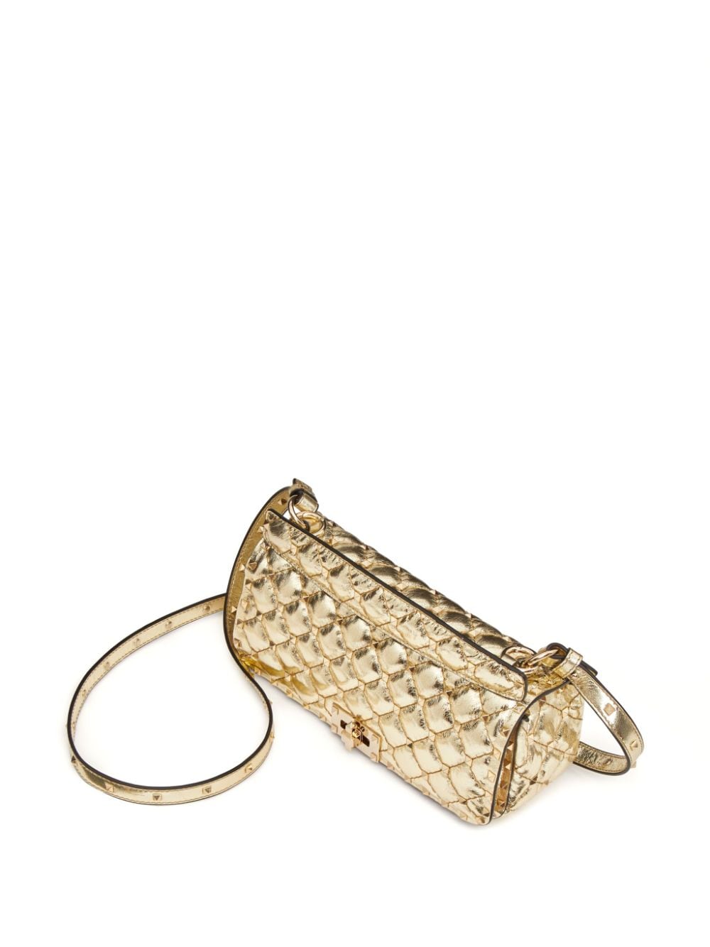 Valentino Garavani Rockstud Spike metallic shoulder bag