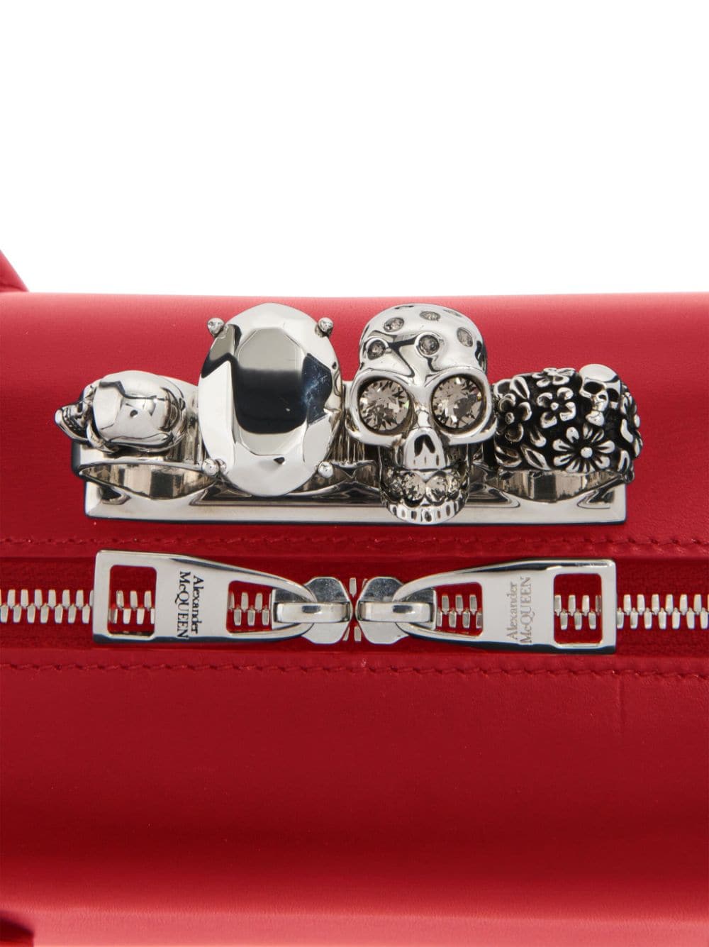 Alexander McQueen The Reverse leather clutch