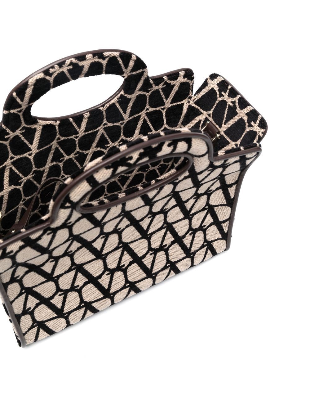 Valentino Garavani Le Troisième Toile Iconographe leather tote bag