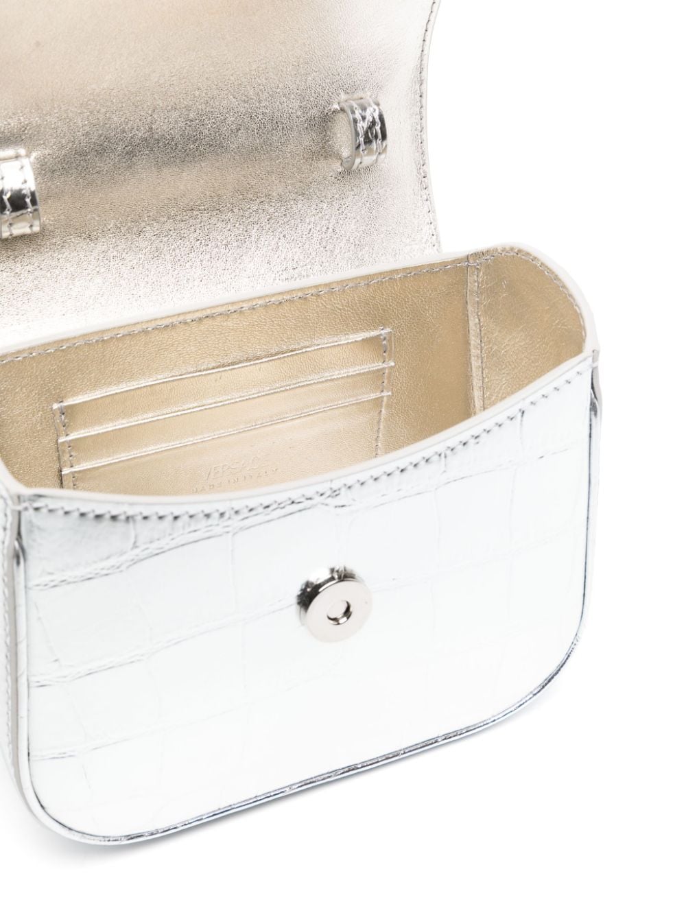 Versace La Medusa metallic mini bag