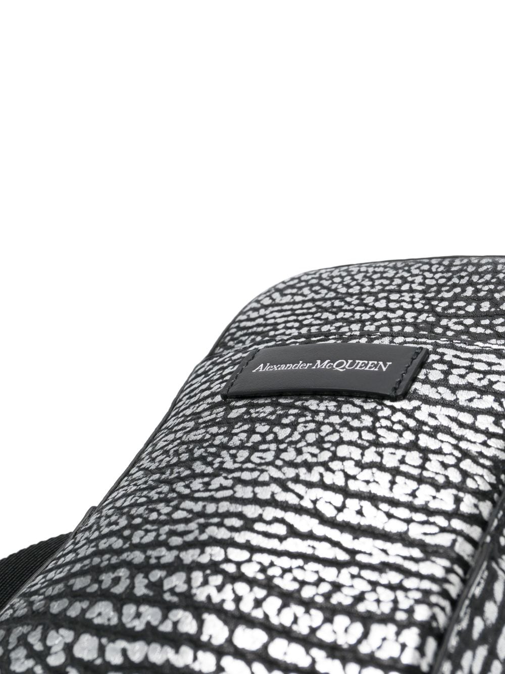 Alexander McQueen leather messenger bag