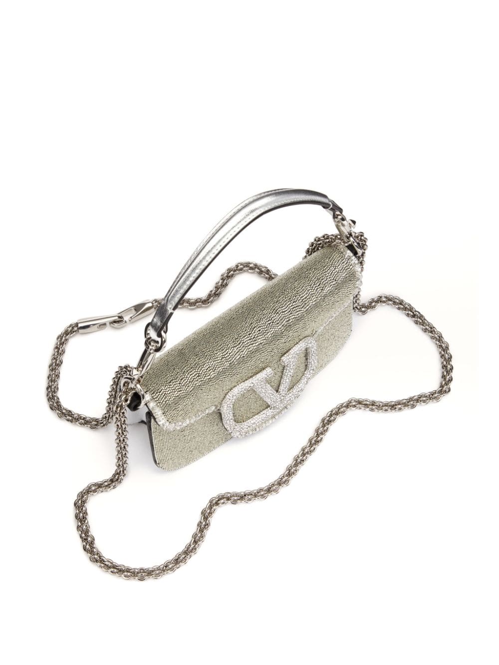 Valentino Garavani small Locò embroidered shoulder bag