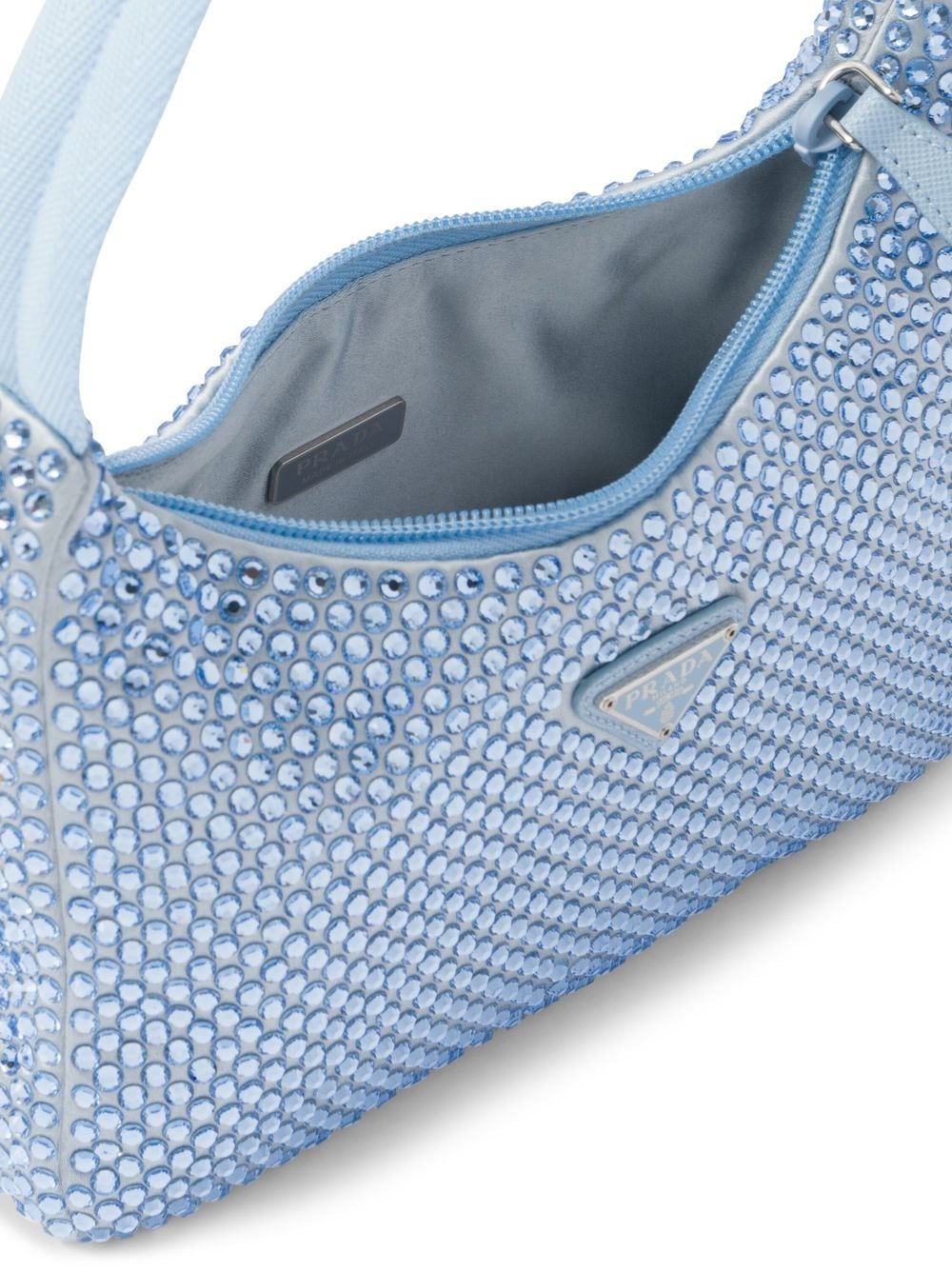 Pra*a re-edition 2000 crystal-embellished mini bag