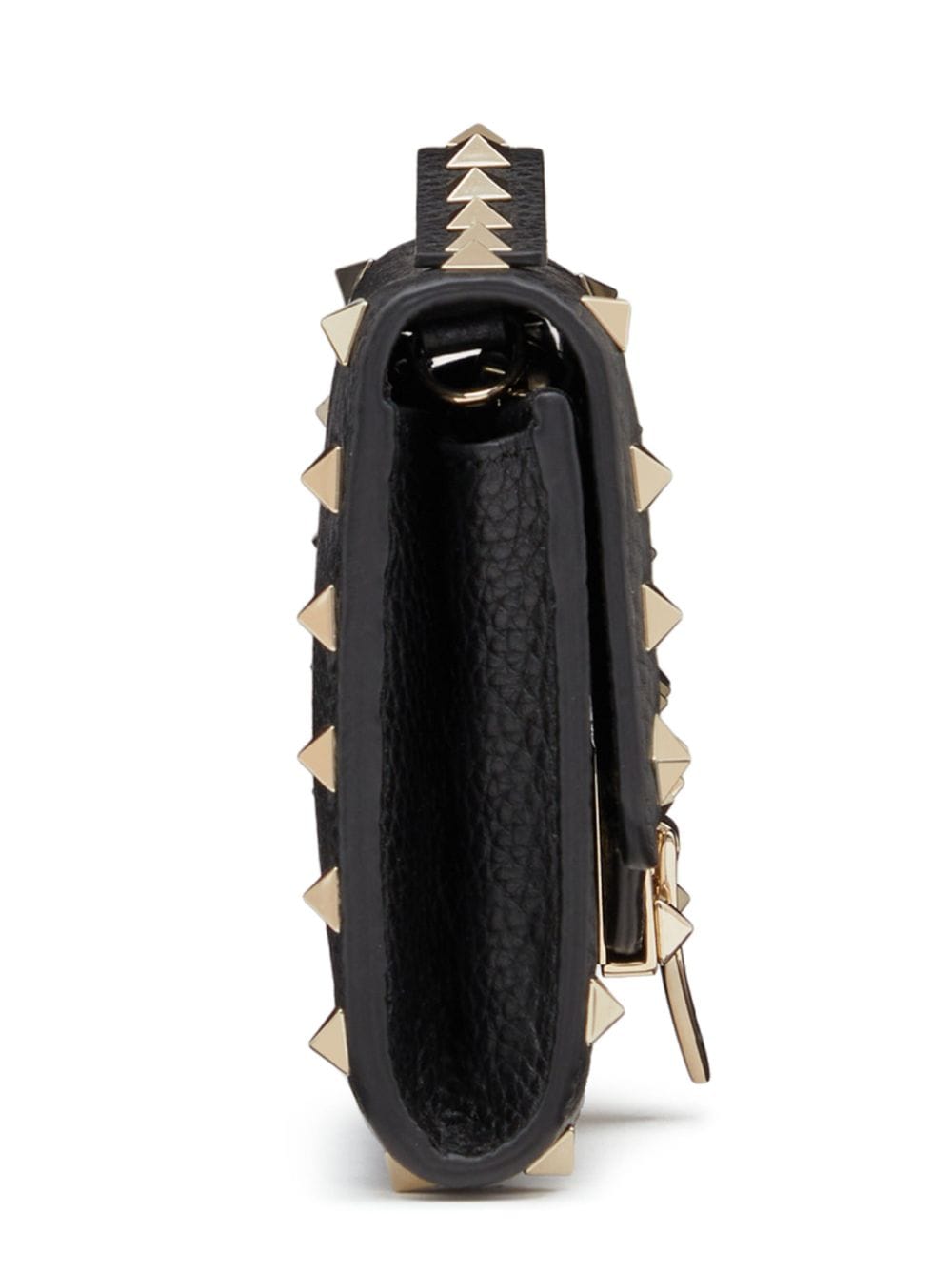 Valentino Garavani Rockstud leather wallet-on-chain