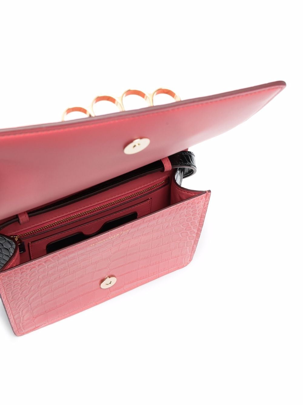 Alexander McQueen knuckle-duster crossbody bag