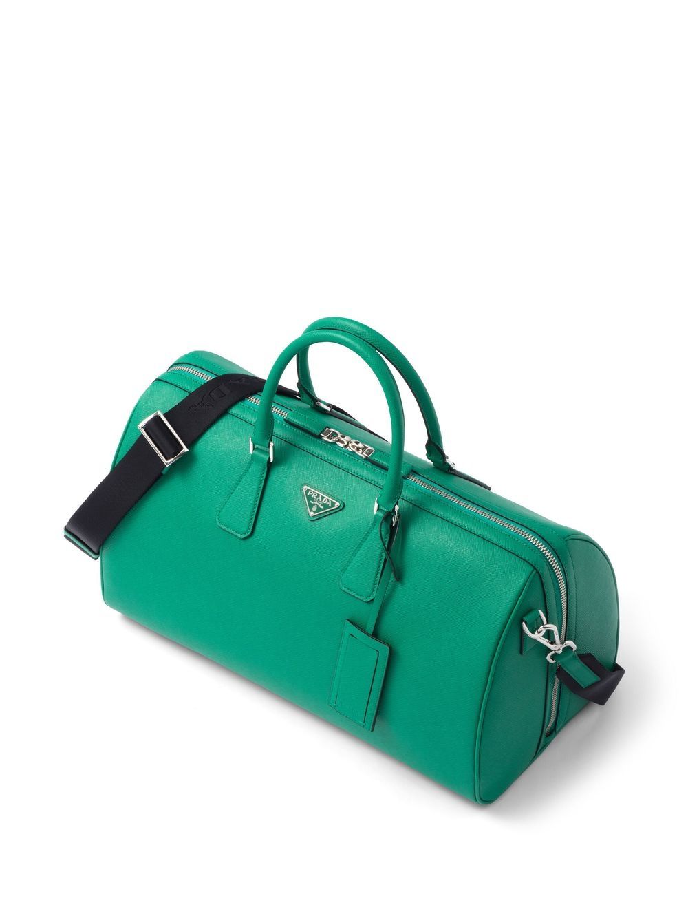 Pra*a saffiano leather holdall