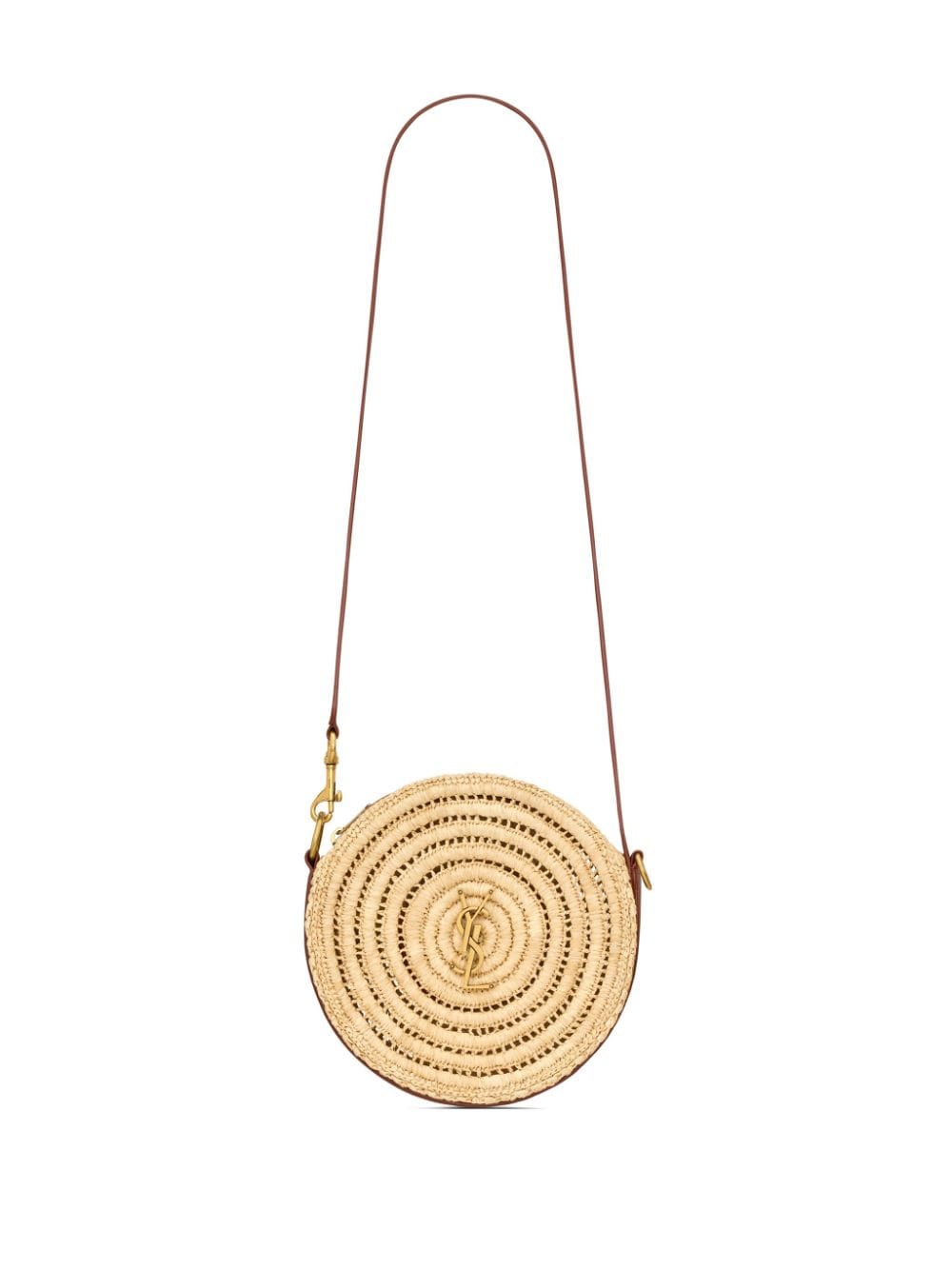 Saint Laurent Borsa a spalla con placca logo