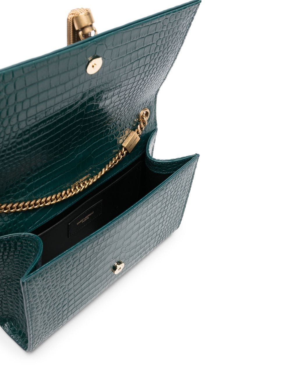 Saint Laurent logo-plaque crossbody bag