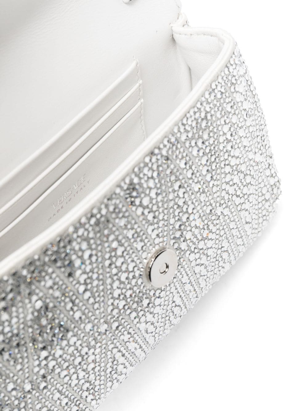 Versace Virtus rhinestone-embellished shoulder bag