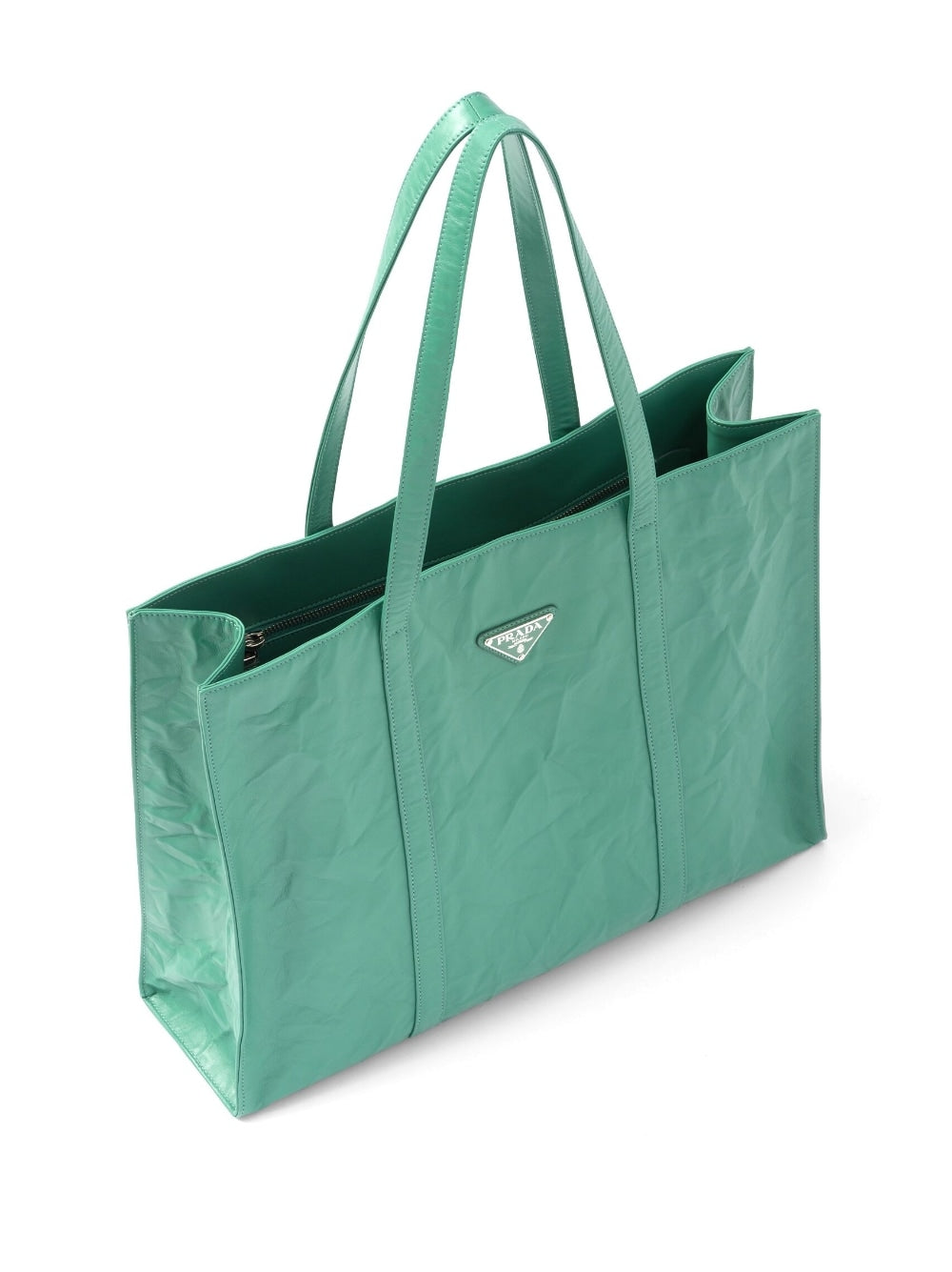 Pra*a nappa-leather tote bag