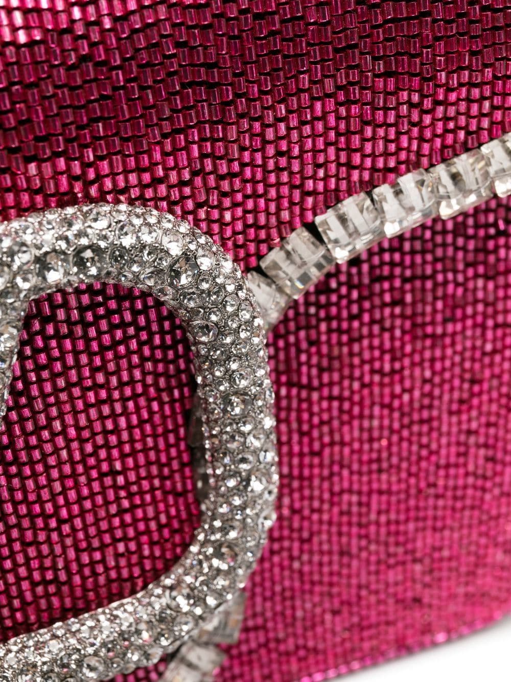 Valentino Garavani VLogo sequinned clutch bag