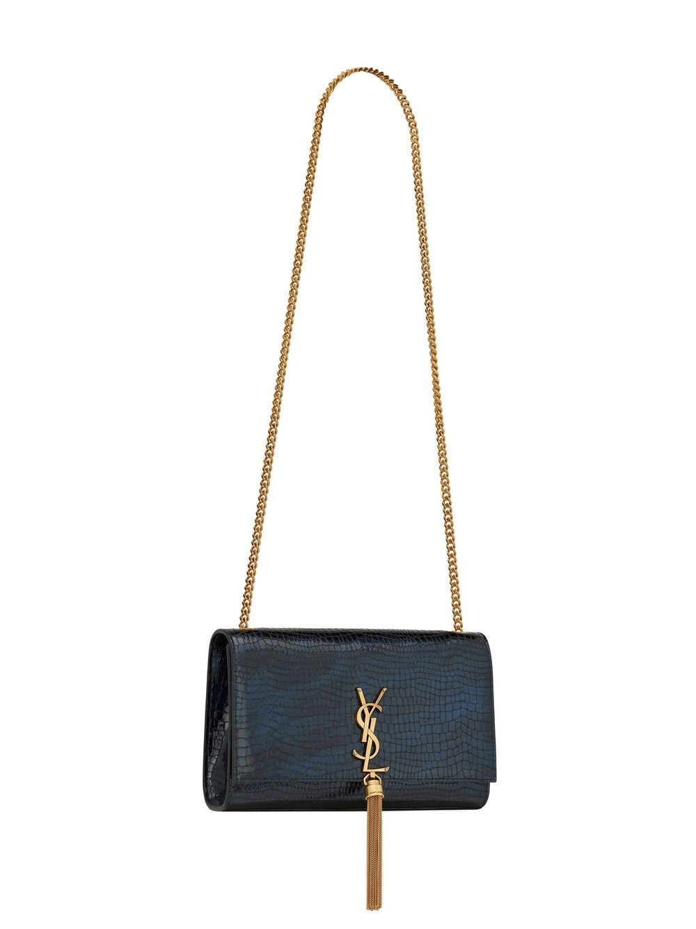 Saint Laurent embossed-effect chain-link bag