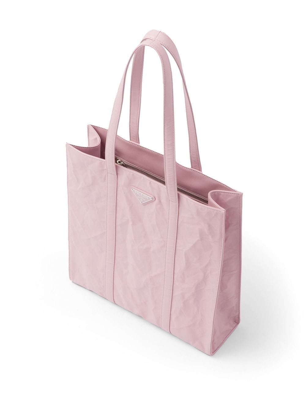 Pra*a nappa-leather tote bag