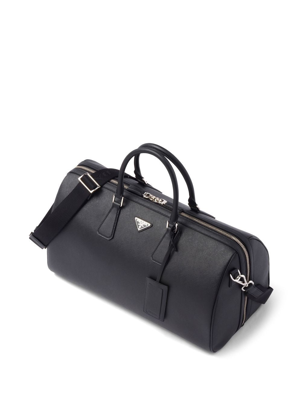 Pra*a saffiano leather holdall