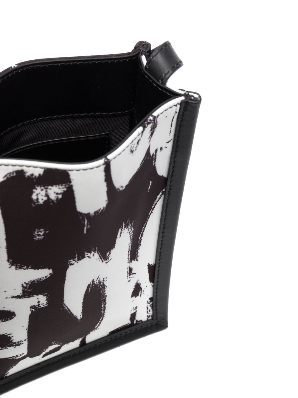 Alexander McQueen graffiti-print crossbody bag