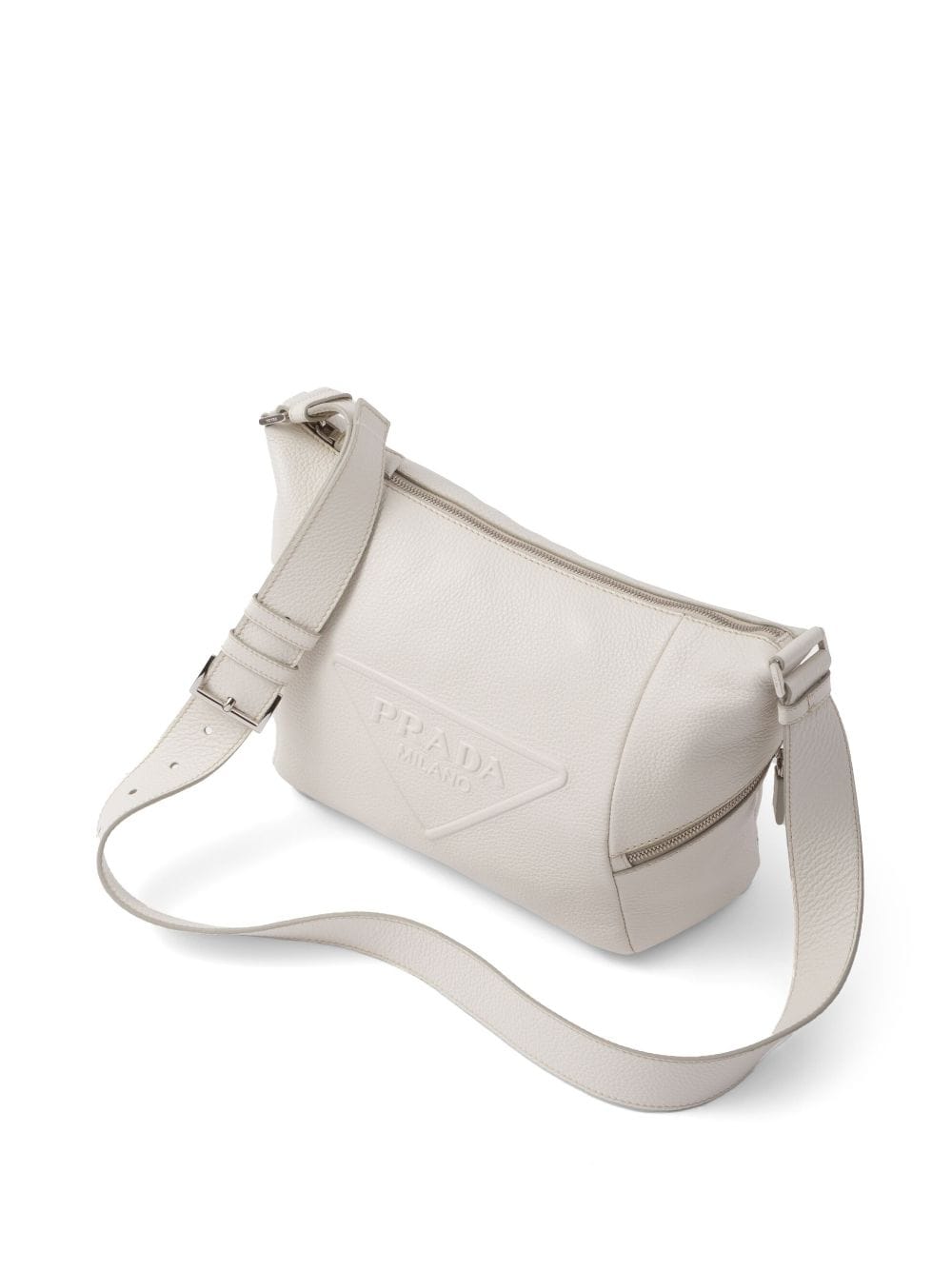 Pra*a debossed-logo shoulder bag