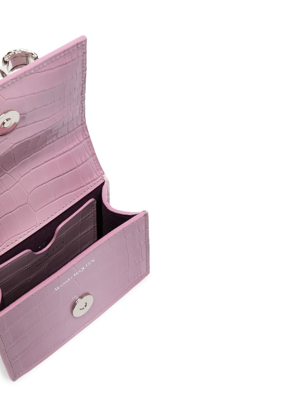 Alexander McQueen four-ring detail crossbody bag