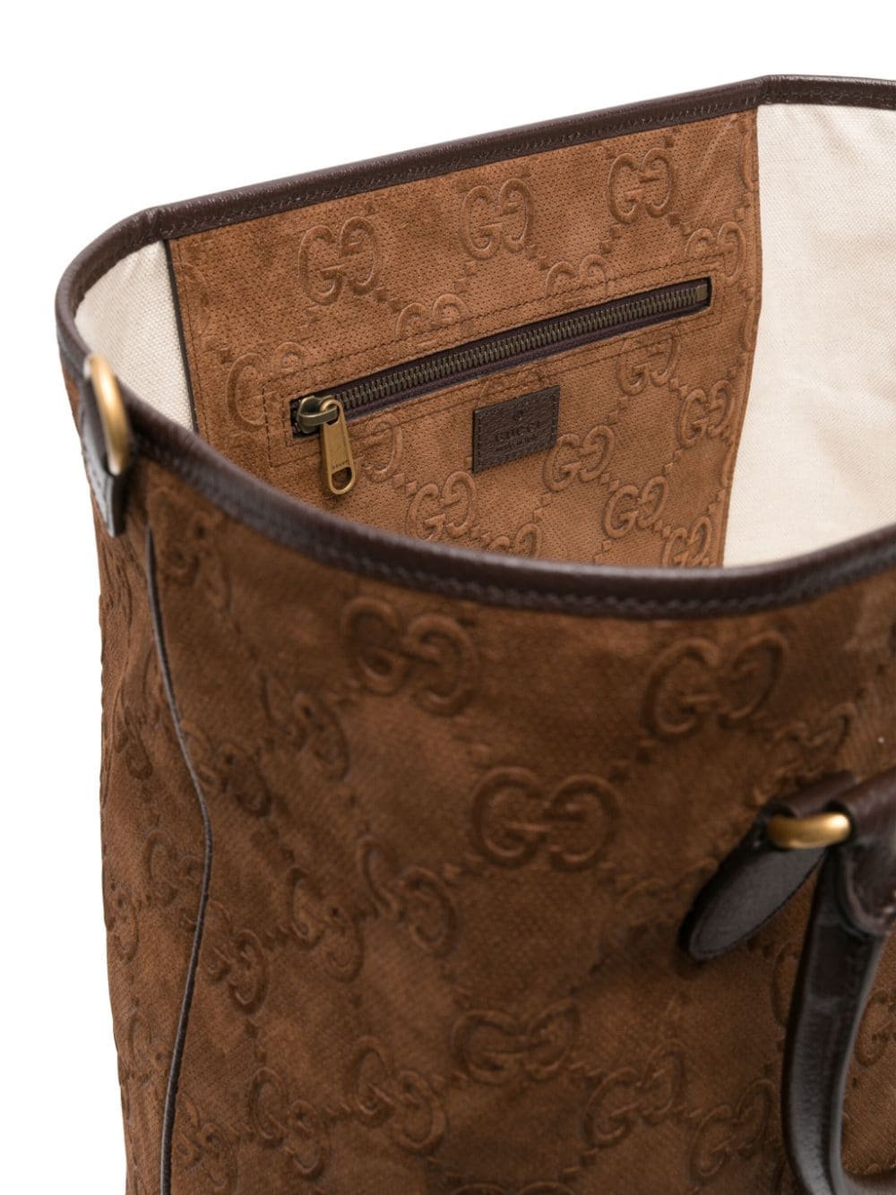 G*u*i gg suede duffle bag