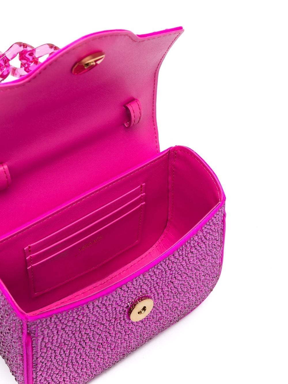 Versace La Medusa crystal mini bag