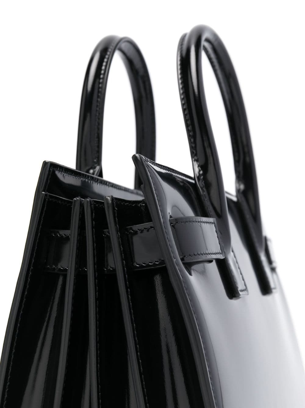 Saint Laurent Sac De Jour patent leather handbag