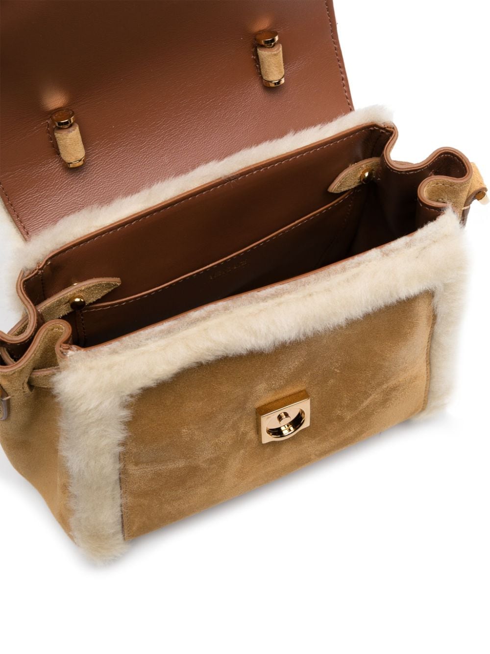 Versace La Medusa suede tote bag