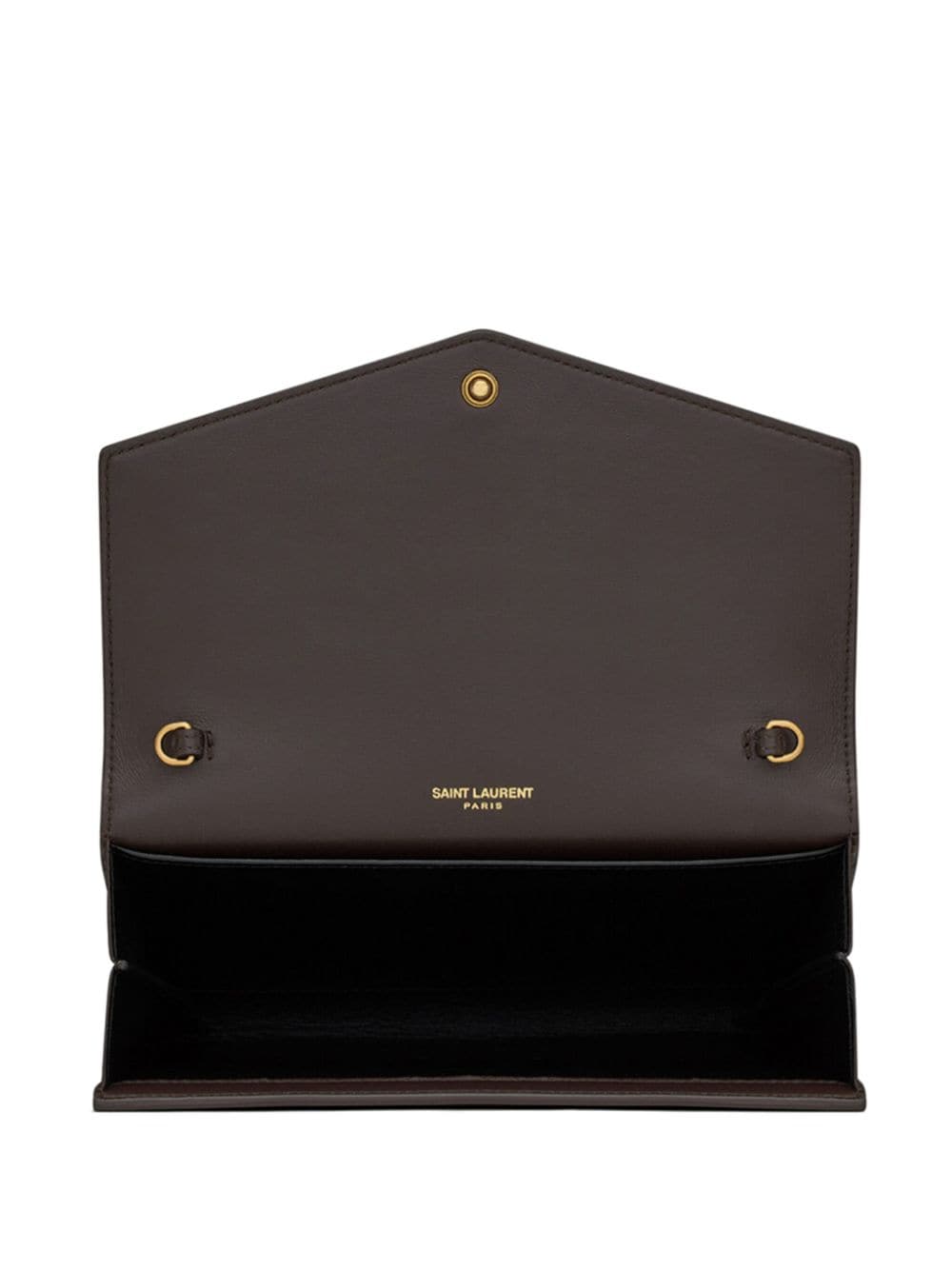Saint Laurent Uptown envelope leather chain wallet