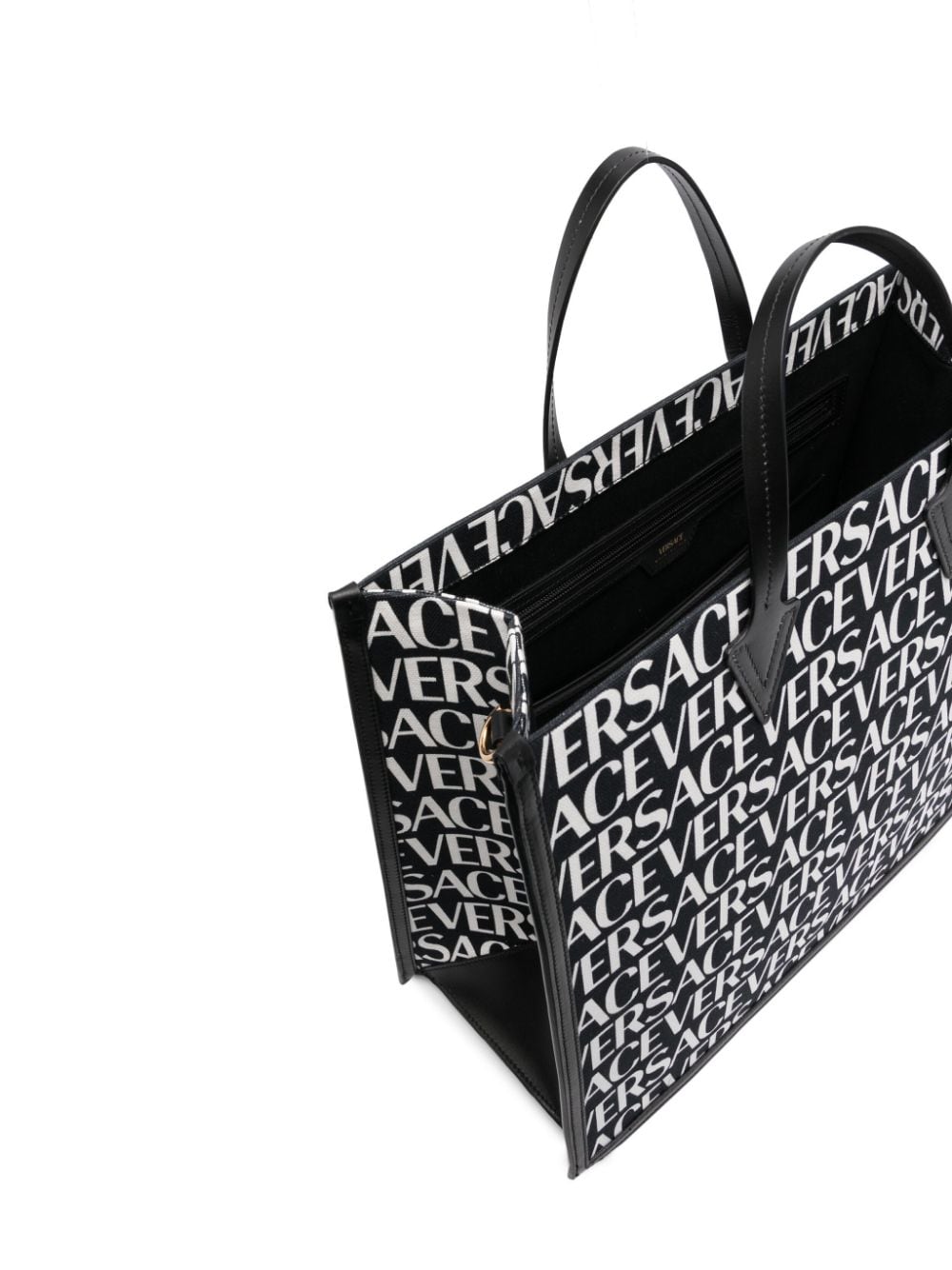Versace logo-print tote bag