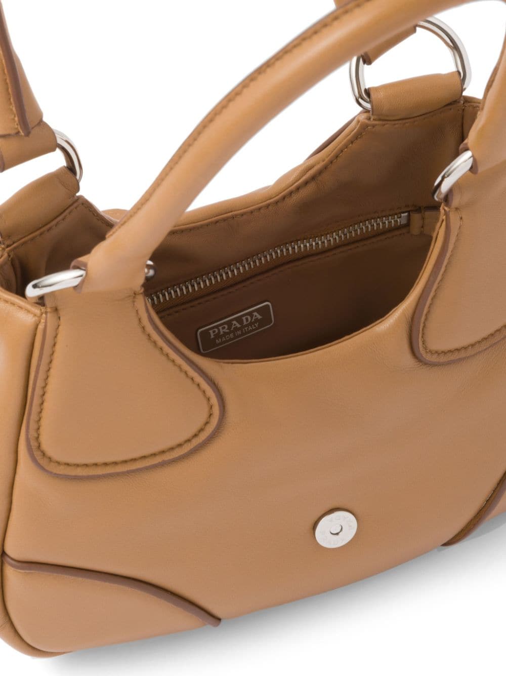 Pra*a moon padded nappa-leather mini bag