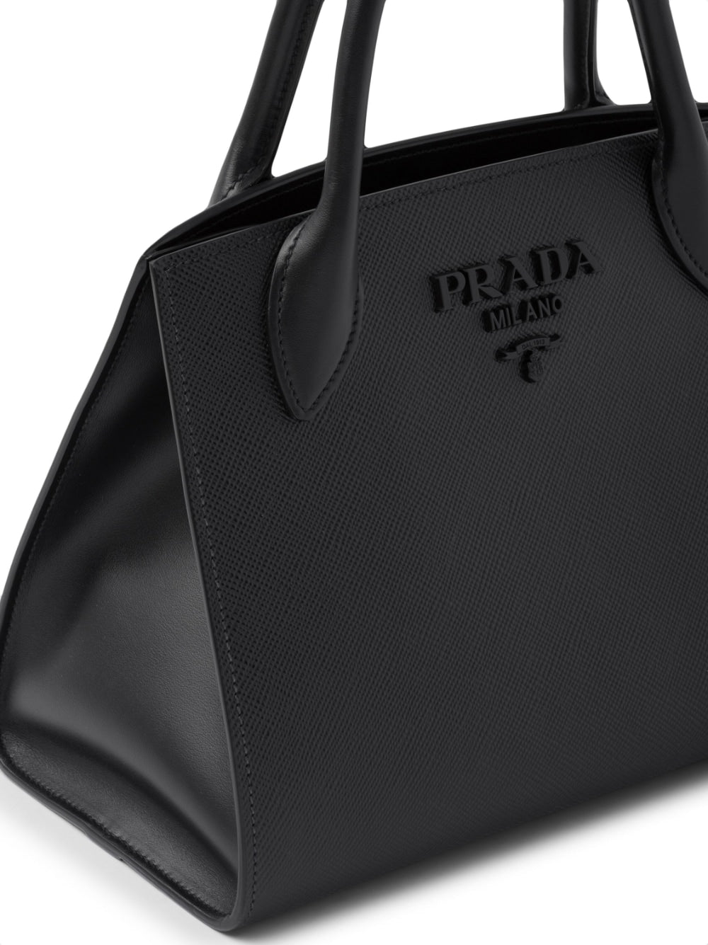 Pra*a saffiano leather bag