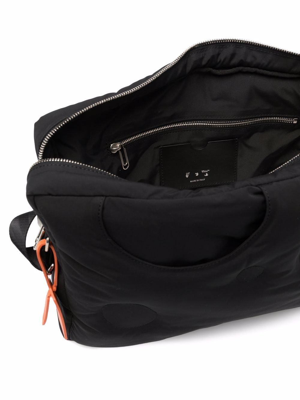 Off-White Meteor quilted messenger bag