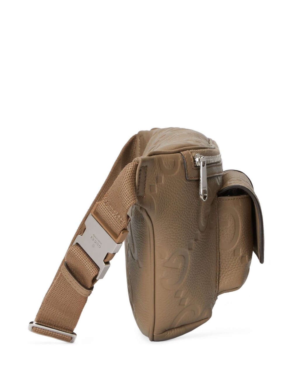 G*u*i jumbo gg monogram embossed belt bag