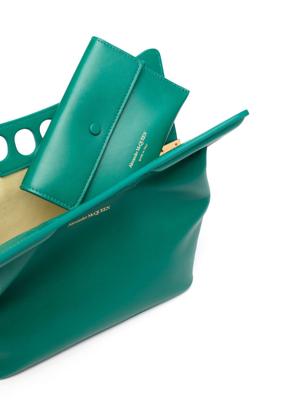 Alexander McQueen small The Peak leather shoulder bag