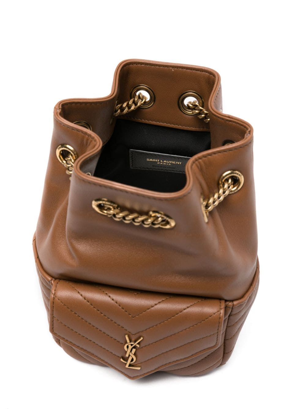 Saint Laurent mini Joe quilted leather bucket bag