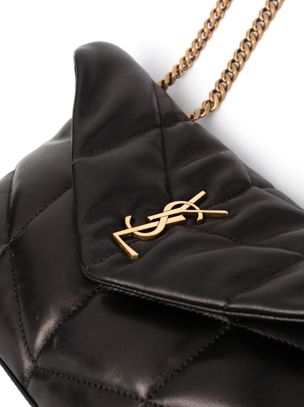 Saint Laurent Puffer small leather shoulder bag