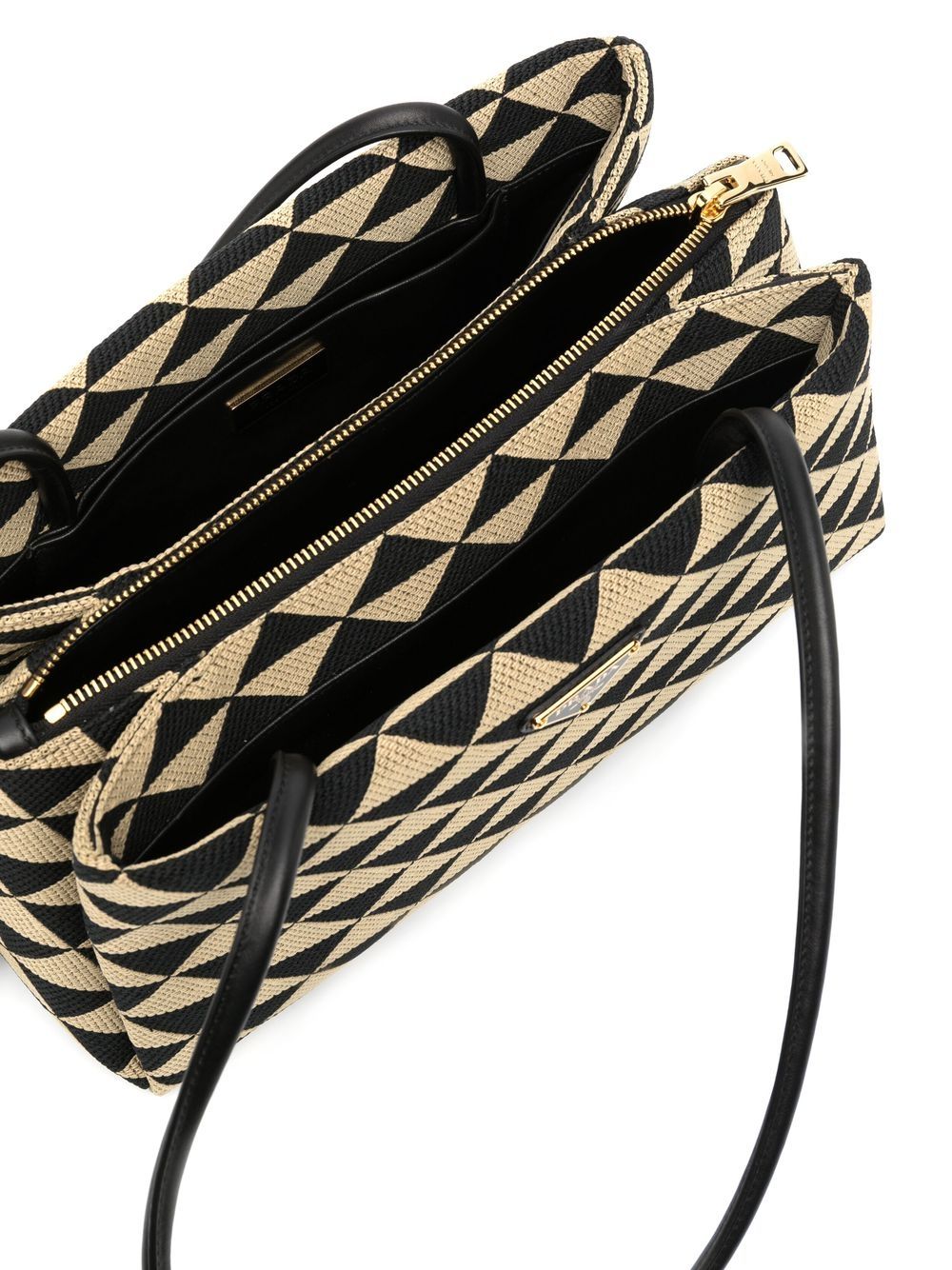 Pra*a symbole jacquard tote bag
