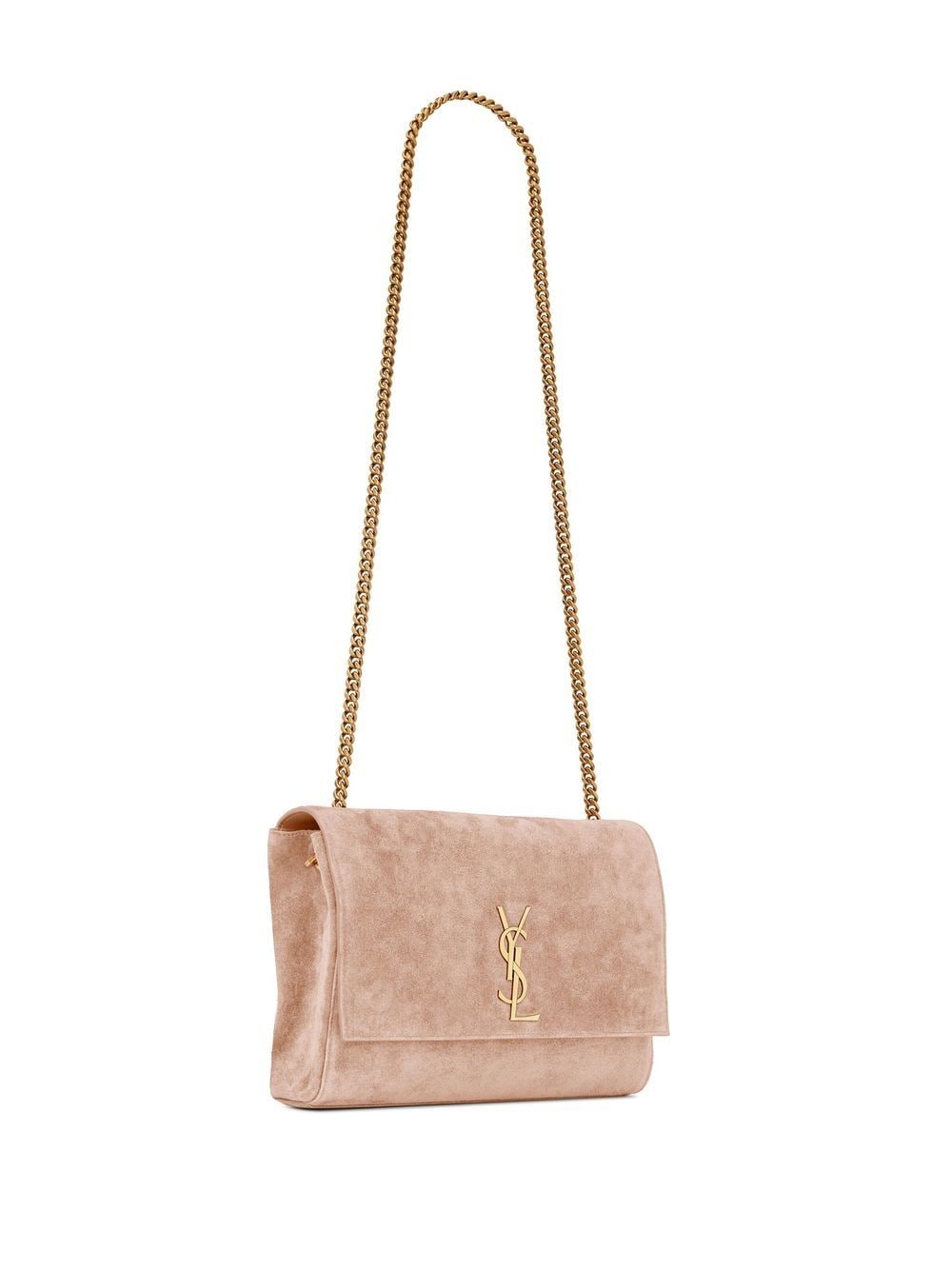 Saint Laurent Kate monogram-plaque shoulder bag