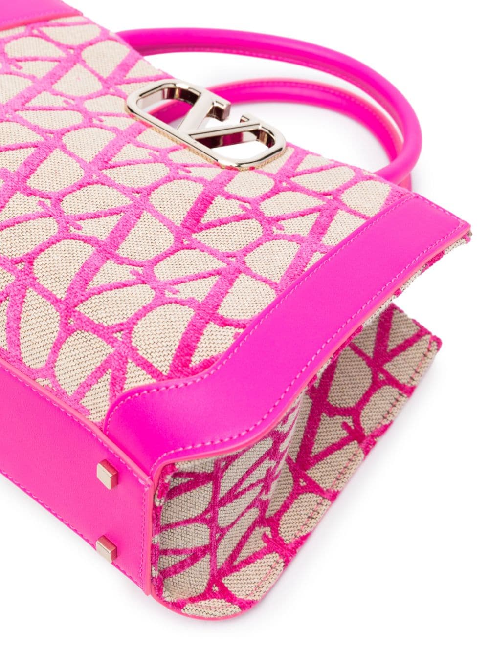 Valentino Garavani small Toile Iconographe VLogo tote bag